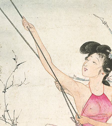 青岛-胡也佛的仕女画和最知名的金瓶梅秘戏图